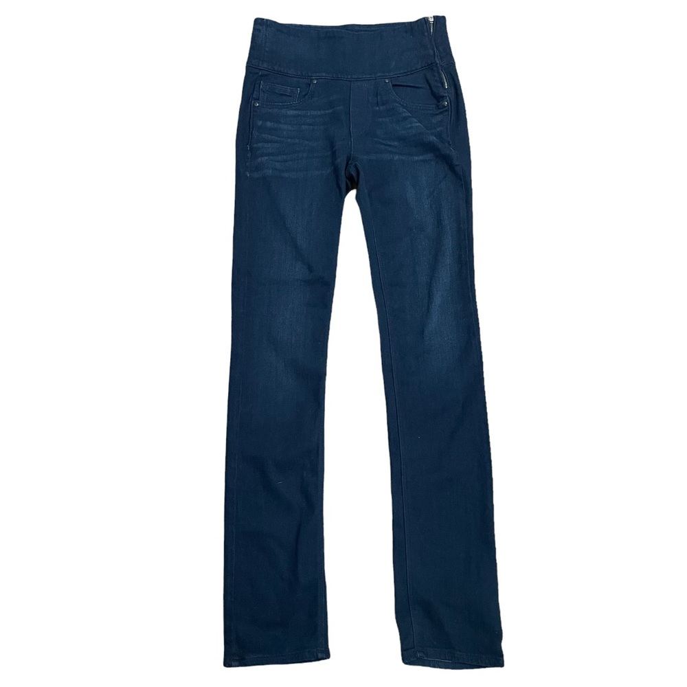 SPANX The Signature Straight Jeans Dark Wash Denim Sz 27